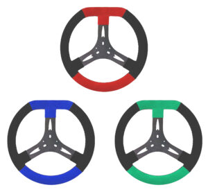 VOLANTE KART 320 M.C., PELLE SCAMOSCIATA