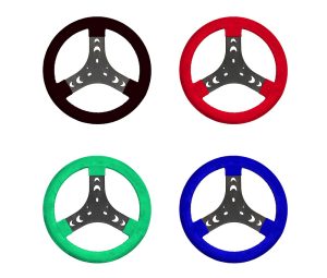 VOLANTE KART 280 PELLE SCAMOSCIATA